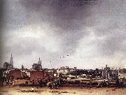 POEL, Egbert van der View of Delft after the Explosion of 1654 af USA oil painting artist